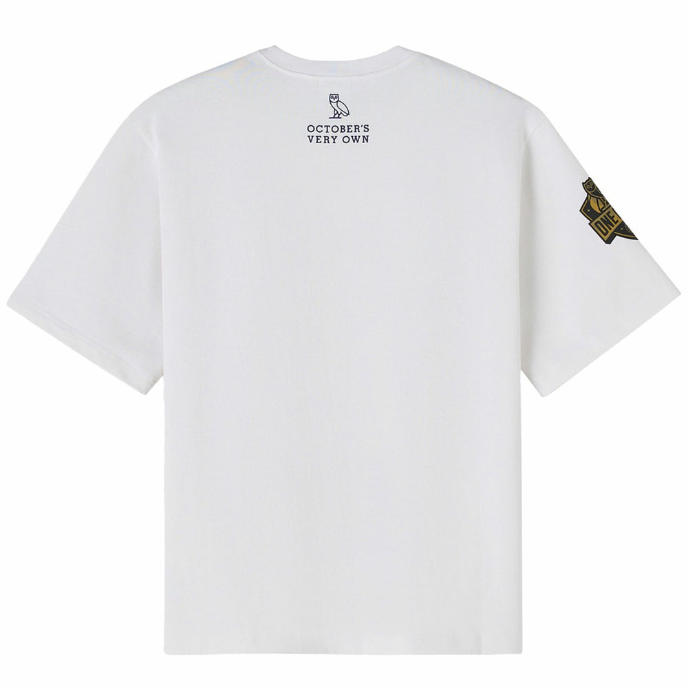 White Los Angeles Lakers OVO x NBA Heavyweight T-Shirt | NBA