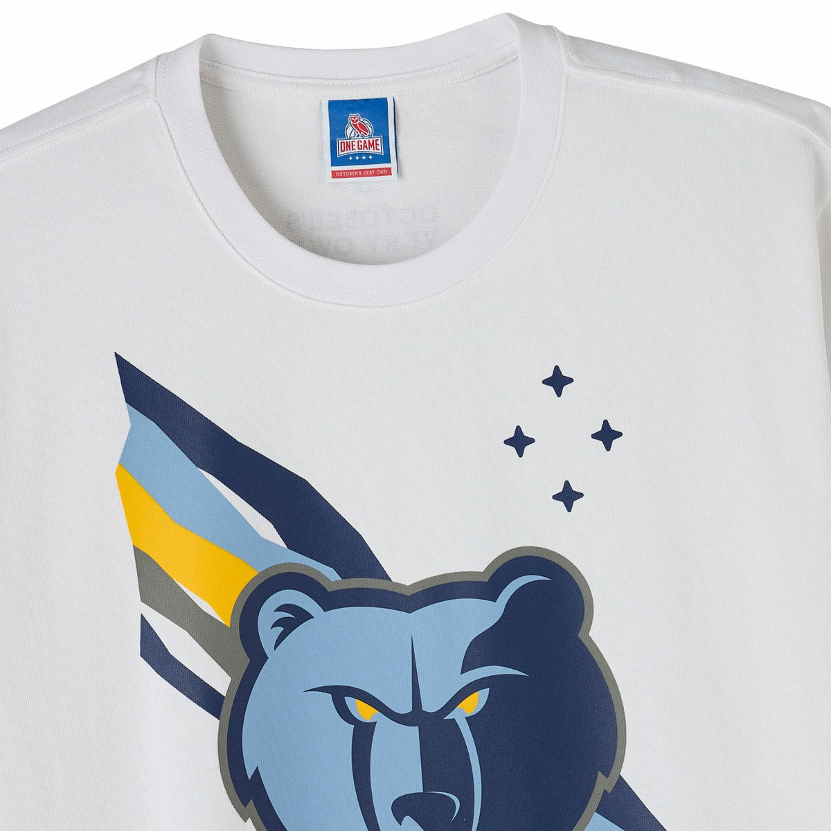 White Memphis Grizzlies OVO x NBA Heavyweight T-Shirt | NBA