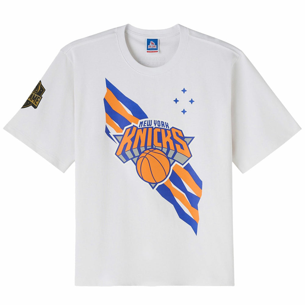 White New York Knicks OVO x NBA Heavyweight T-Shirt | NBA