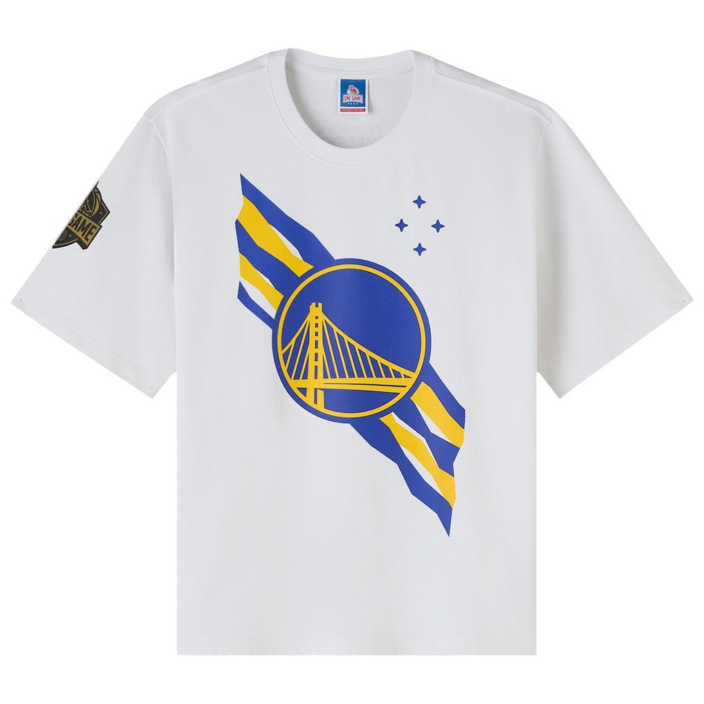White Golden State Warriors OVO x NBA Heavyweight T-Shirt | NBA