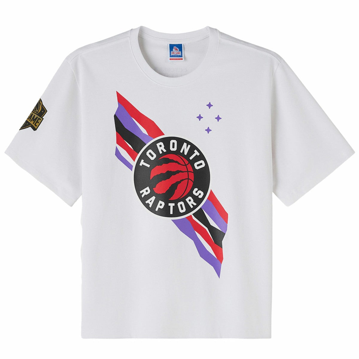 White Toronto Raptors OVO x NBA Heavyweight T-Shirt | NBA
