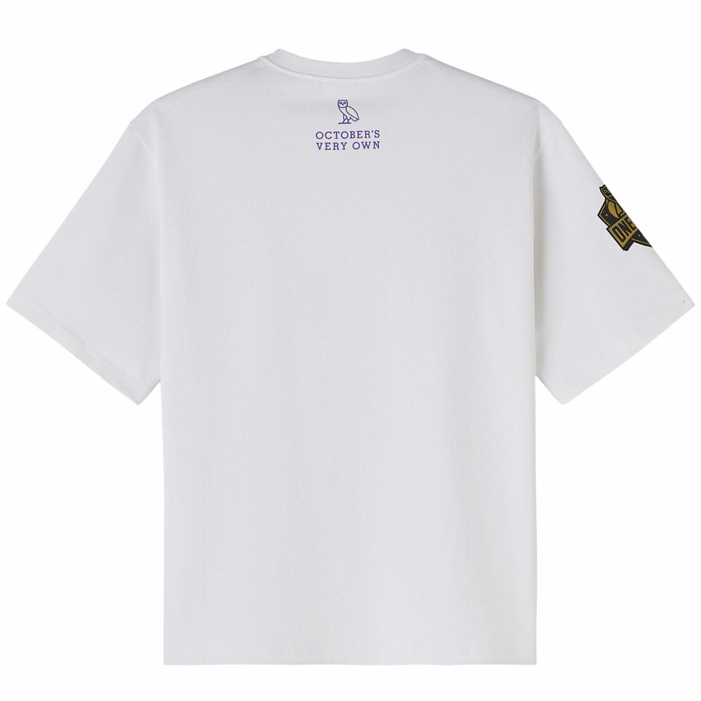 White Toronto Raptors OVO x NBA Heavyweight T-Shirt | NBA