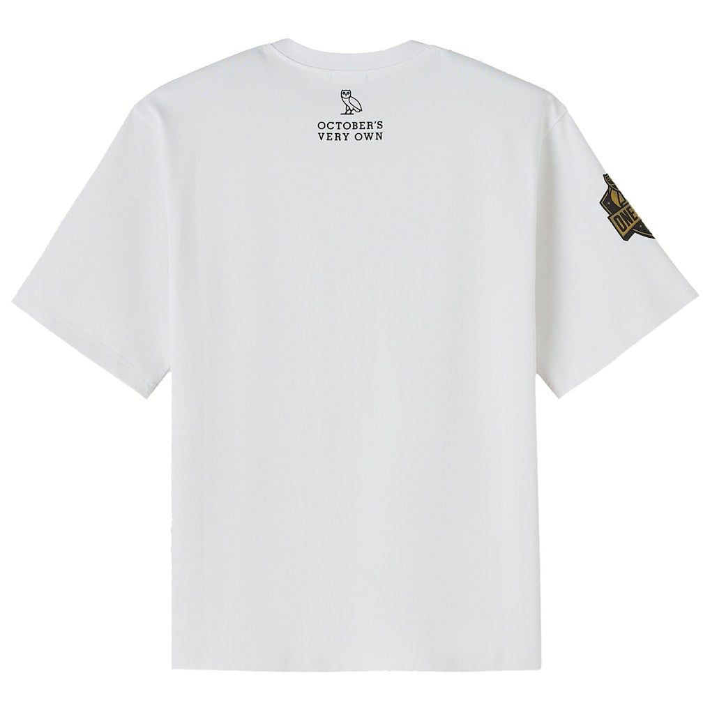 White Brooklyn Nets OVO x NBA Heavyweight T-Shirt | NBA