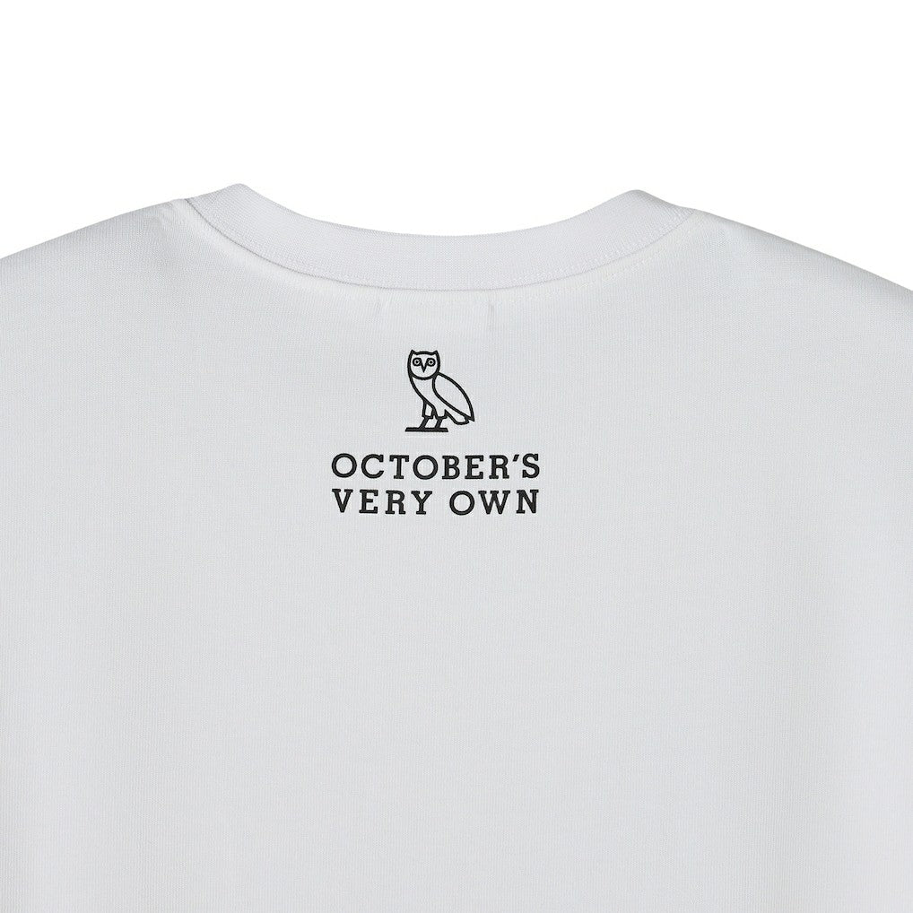 White Brooklyn Nets OVO x NBA Heavyweight T-Shirt | NBA