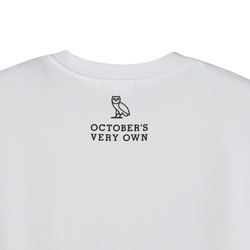 White Brooklyn Nets OVO x NBA Heavyweight T-Shirt | NBA