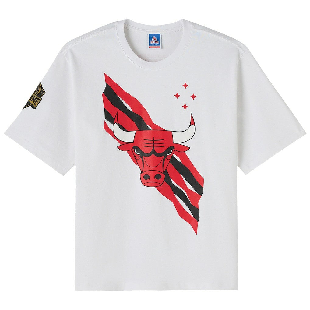 White Chicago Bulls OVO x NBA Heavyweight T-Shirt sale | NBA