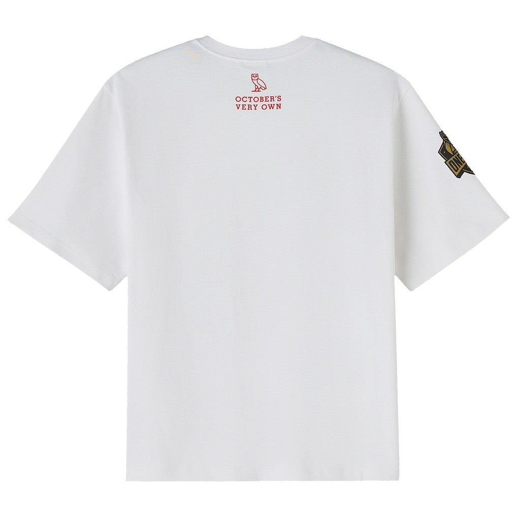 White Chicago Bulls OVO x NBA Heavyweight T-Shirt sale | NBA