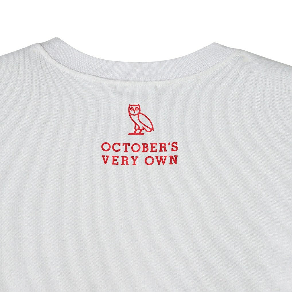 White Chicago Bulls OVO x NBA Heavyweight T-Shirt sale | NBA