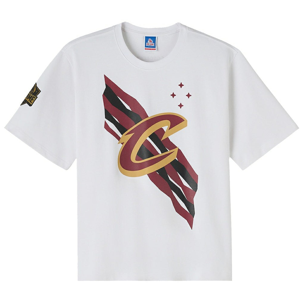 White Cleveland Cavaliers OVO x NBA Heavyweight T-Shirt sale | NBA