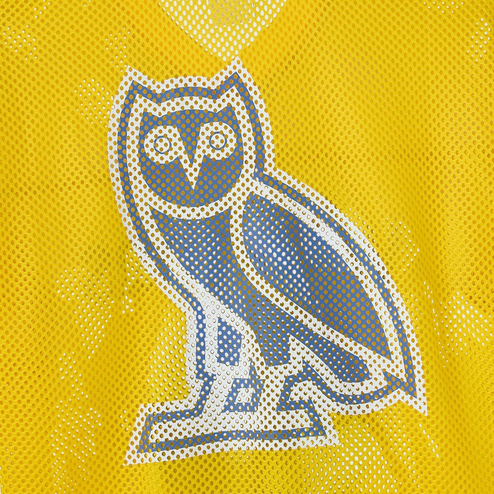 Gold Golden State Warriors OVO x NBA Mesh Football Fashion Jersey sale | NBA