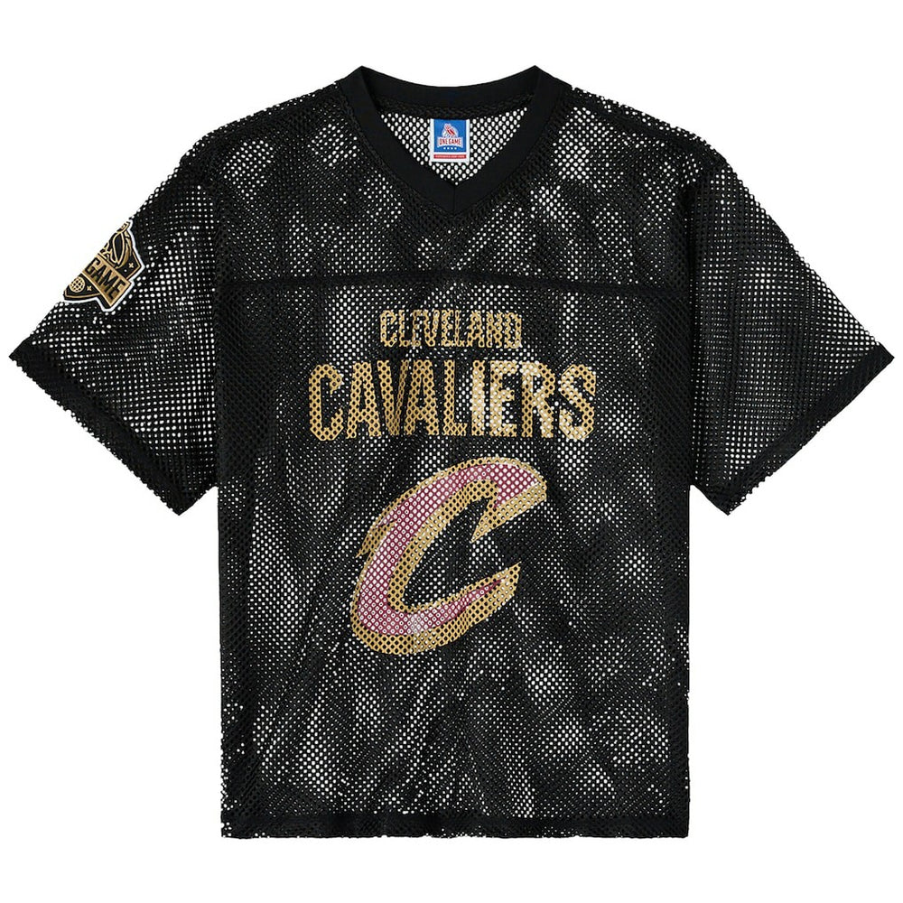 Black Cleveland Cavaliers OVO x NBA Mesh Football Fashion Jersey sale | NBA