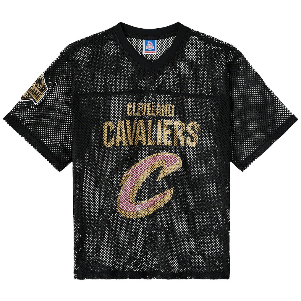 Black Cleveland Cavaliers OVO x NBA Mesh Football Fashion Jersey sale | NBA