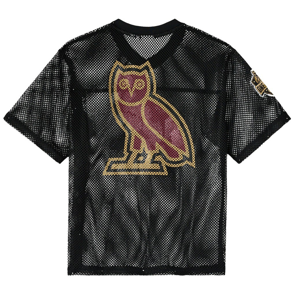 Black Cleveland Cavaliers OVO x NBA Mesh Football Fashion Jersey sale | NBA