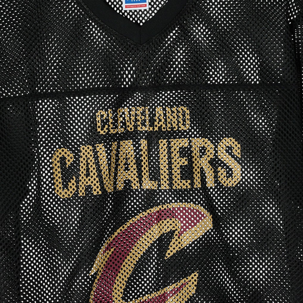 Black Cleveland Cavaliers OVO x NBA Mesh Football Fashion Jersey sale | NBA