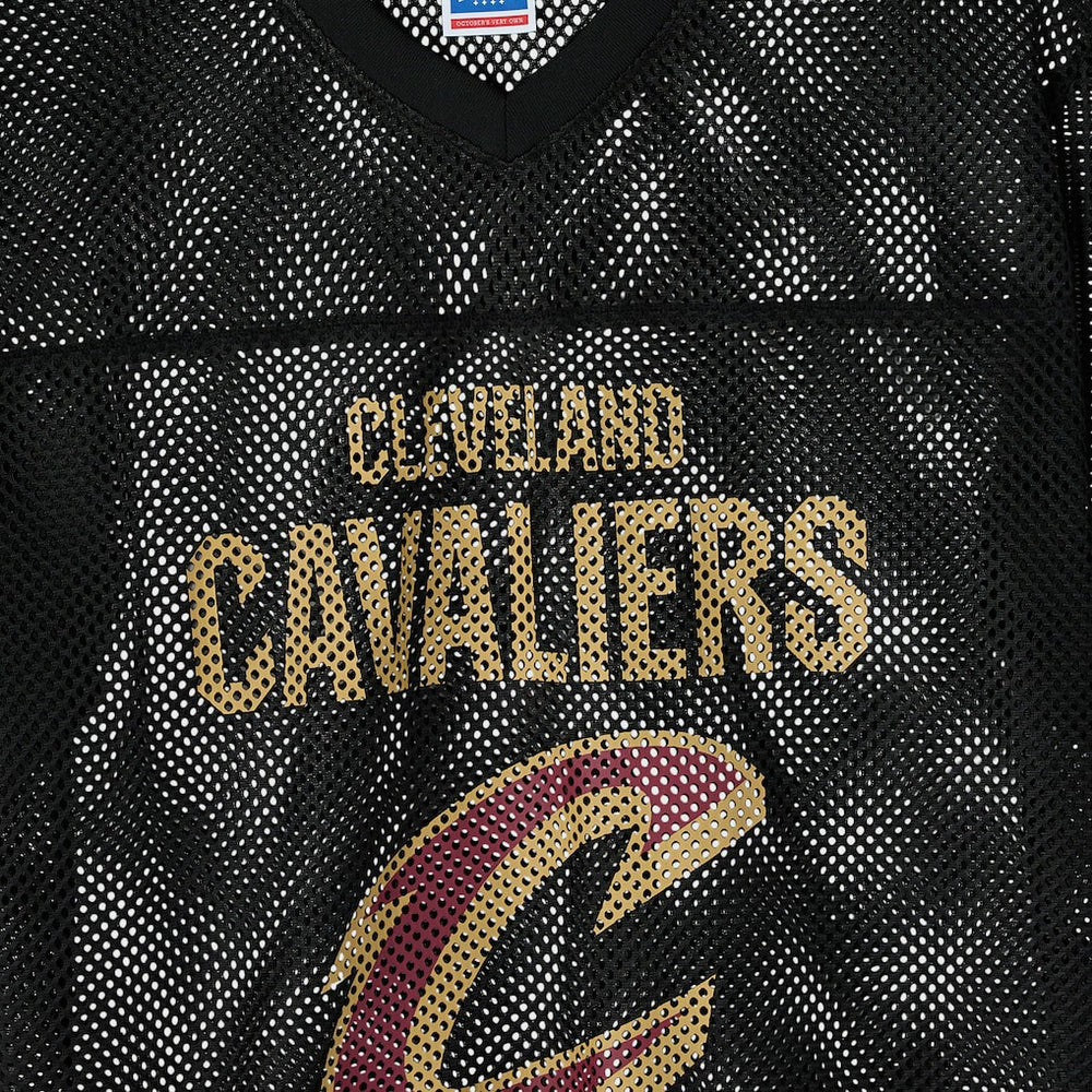 Black Cleveland Cavaliers OVO x NBA Mesh Football Fashion Jersey sale | NBA