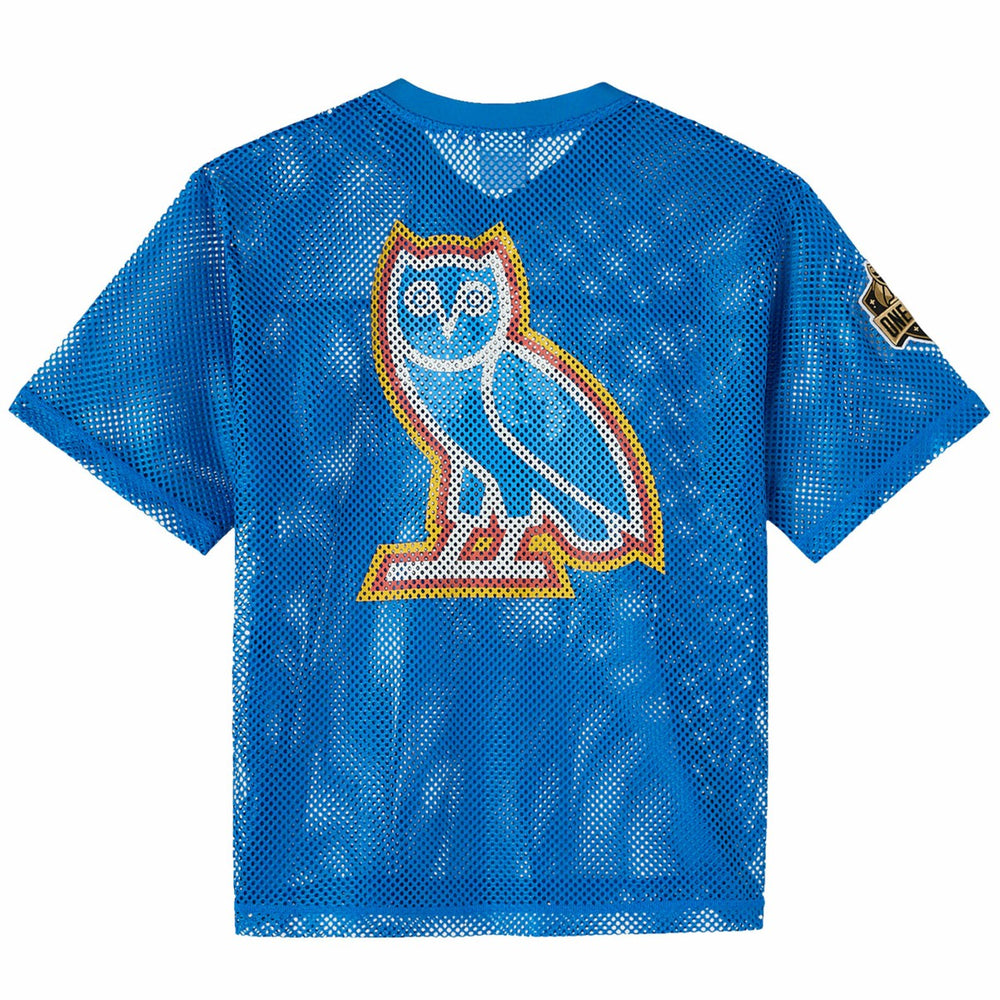 Blue Oklahoma City Thunder OVO x NBA Mesh Football Fashion Jersey | NBA