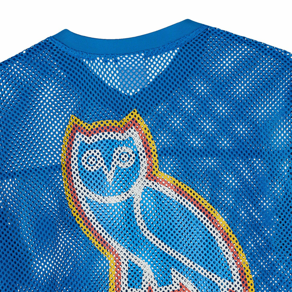 Blue Oklahoma City Thunder OVO x NBA Mesh Football Fashion Jersey | NBA