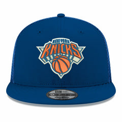 Blue New York Knicks Core Logo Meshback 9FIFTY Snapback Hat | NBA