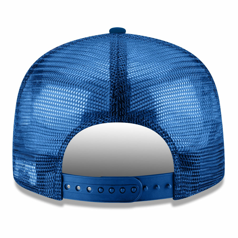 Blue New York Knicks Core Logo Meshback 9FIFTY Snapback Hat | NBA