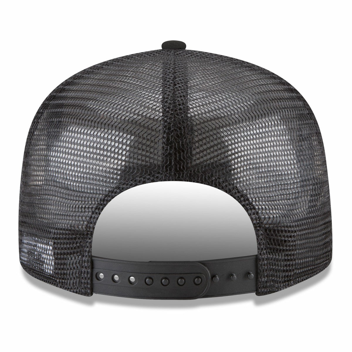 Black New York Knicks Core Logo Meshback 9FIFTY Snapback Hat | NBA