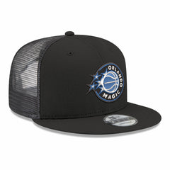 Black Orlando Magic Core Logo Meshback 9FIFTY Snapback Hat | NBA