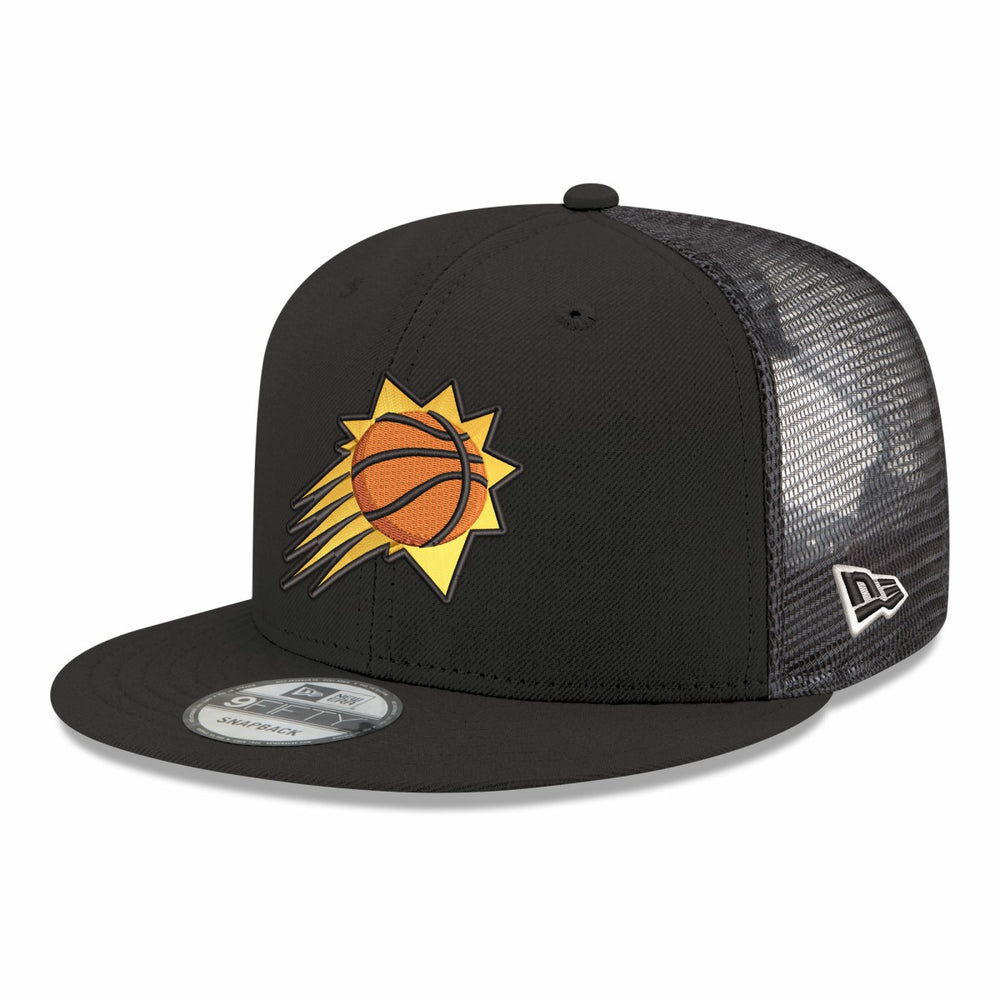 Black Phoenix Suns Core Logo Meshback 9FIFTY Snapback Hat | NBA