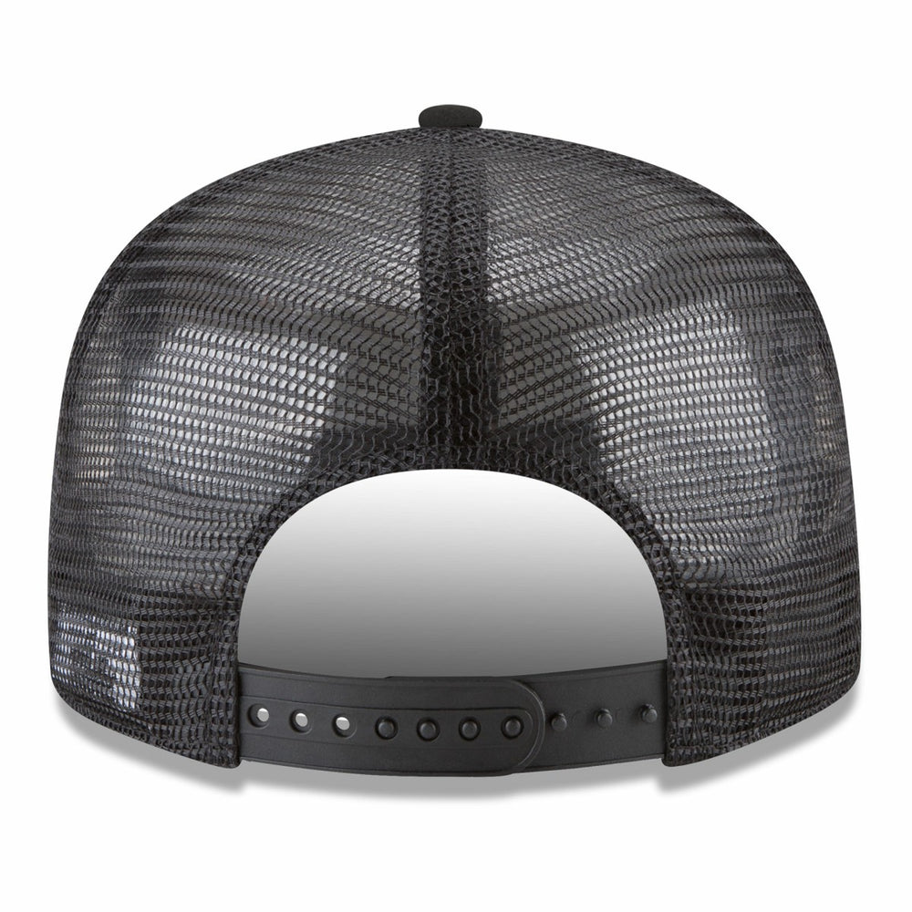 Black Portland Trail Blazers Core Logo Meshback 9FIFTY Snapback Hat | NBA