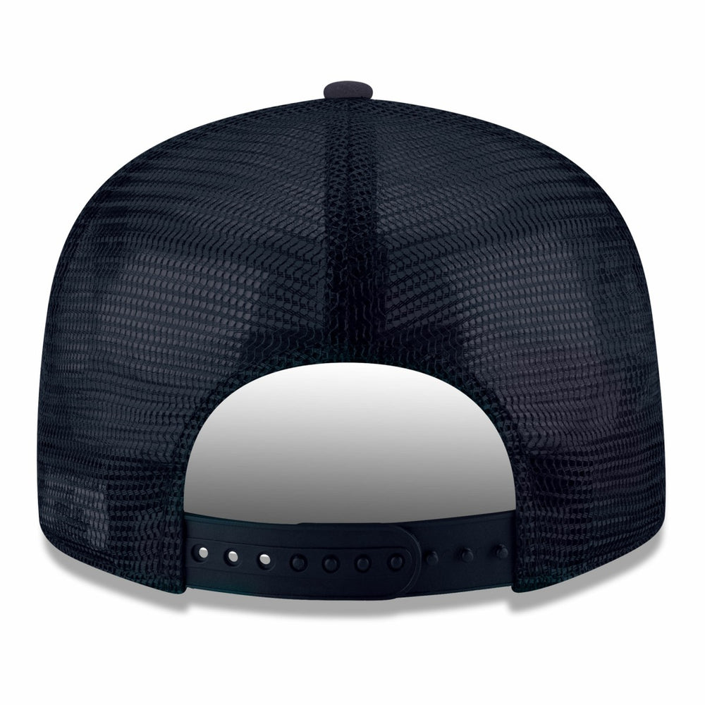 Navy Oklahoma City Thunder Core Logo Meshback 9FIFTY Snapback Hat | NBA