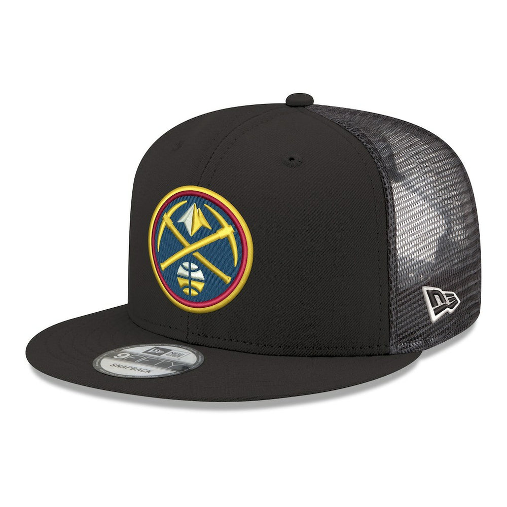 Black Denver Nuggets Core Logo Meshback 9FIFTY Snapback Hat sale | NBA