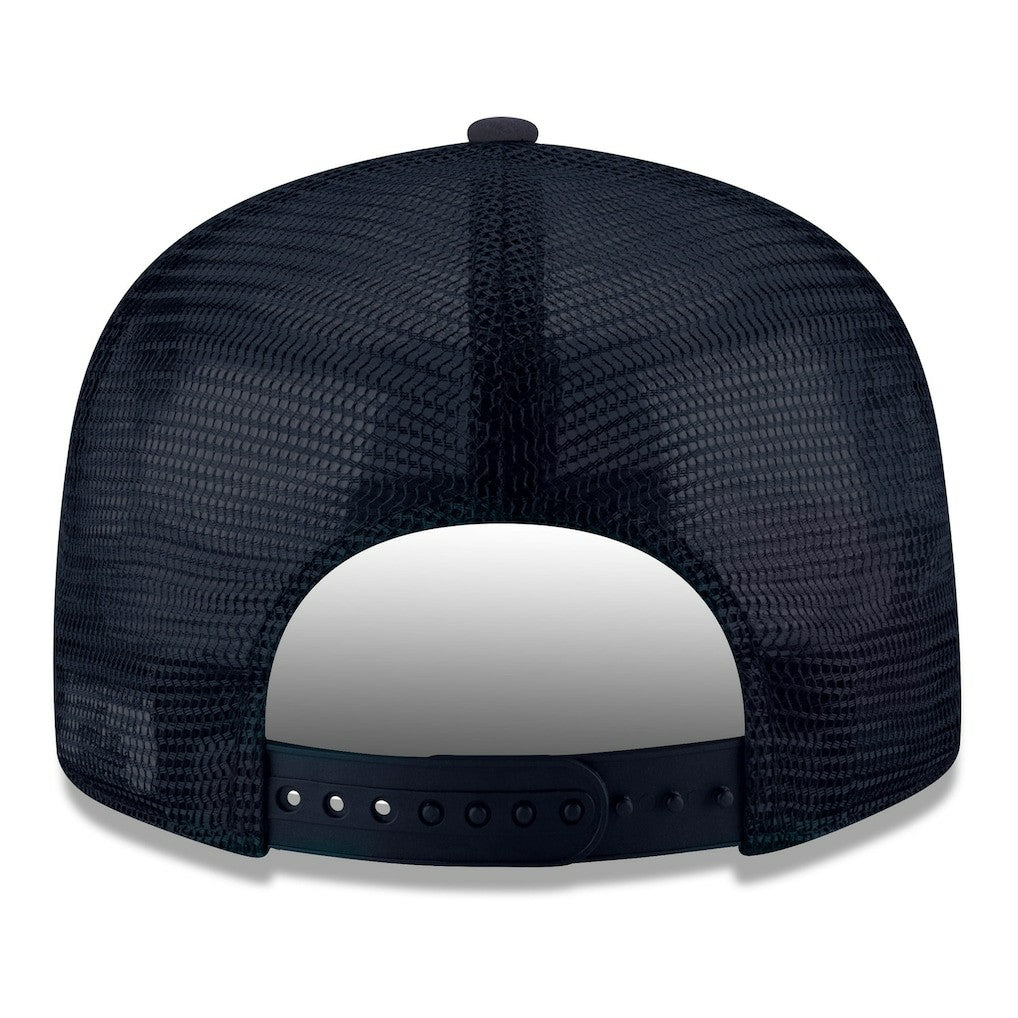 Navy Denver Nuggets Core Logo Meshback 9FIFTY Snapback Hat sale | NBA