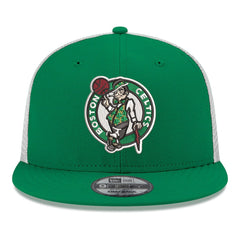 Kelly Green Boston Celtics Core Logo Meshback 9FIFTY Snapback Hat | NBA