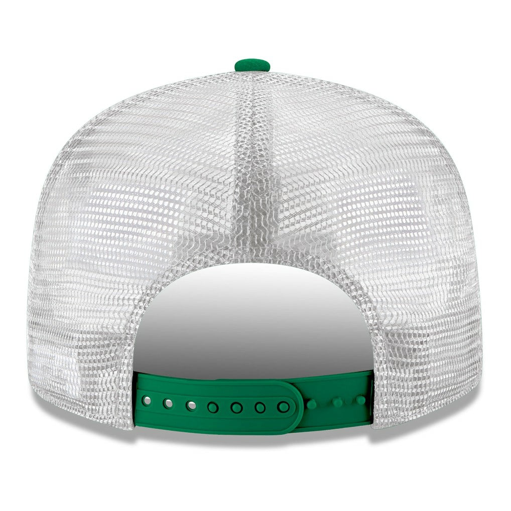 Kelly Green Boston Celtics Core Logo Meshback 9FIFTY Snapback Hat | NBA