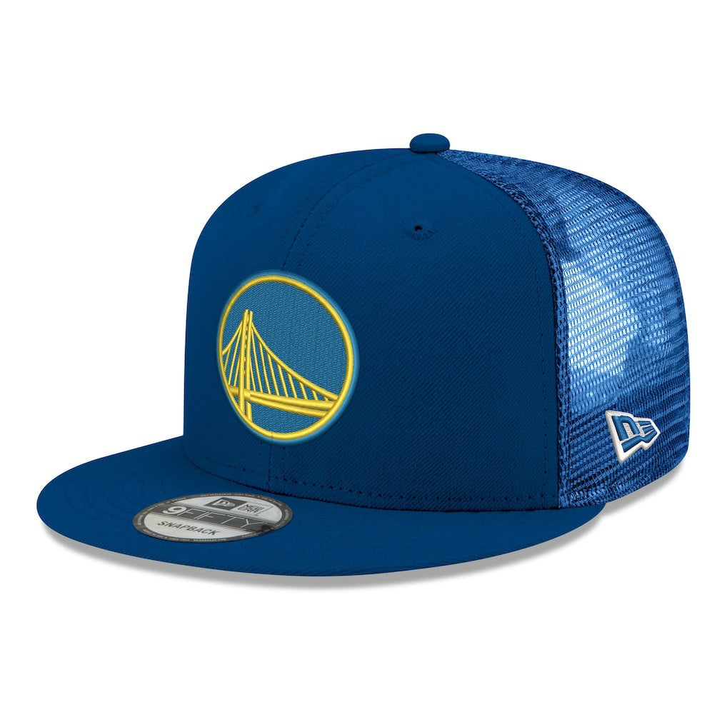 Royal Golden State Warriors Core Logo Meshback 9FIFTY Snapback Hat sale | NBA