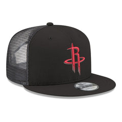 Black Houston Rockets Core Logo Meshback 9FIFTY Snapback Hat sale | NBA