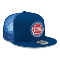 Blue Detroit Pistons Core Logo Meshback 9FIFTY Snapback Hat sale | NBA