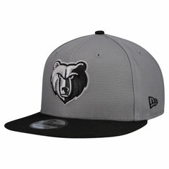 Gray Memphis Grizzlies Core Logo Storm Gray Two-Tone 9FIFTY Snapback Hat | NBA