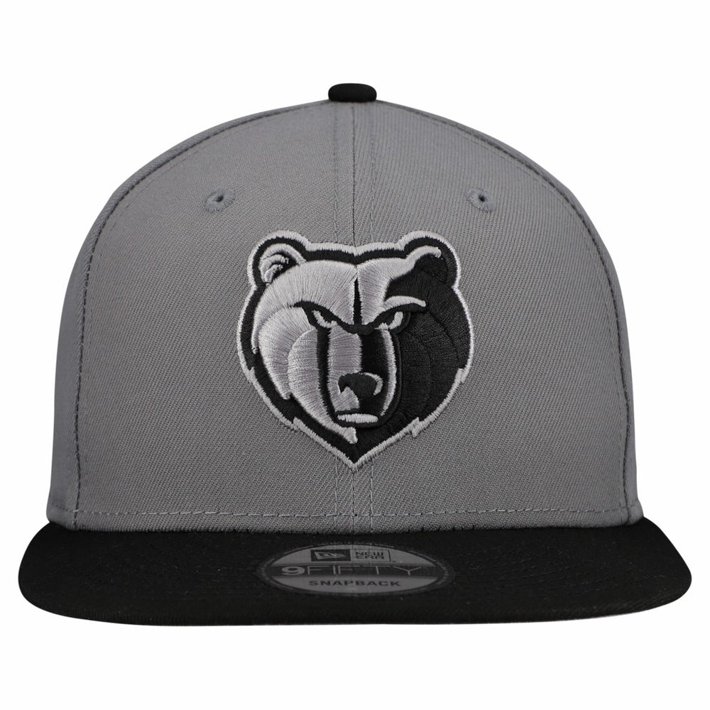 Gray Memphis Grizzlies Core Logo Storm Gray Two-Tone 9FIFTY Snapback Hat | NBA