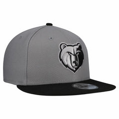 Gray Memphis Grizzlies Core Logo Storm Gray Two-Tone 9FIFTY Snapback Hat | NBA