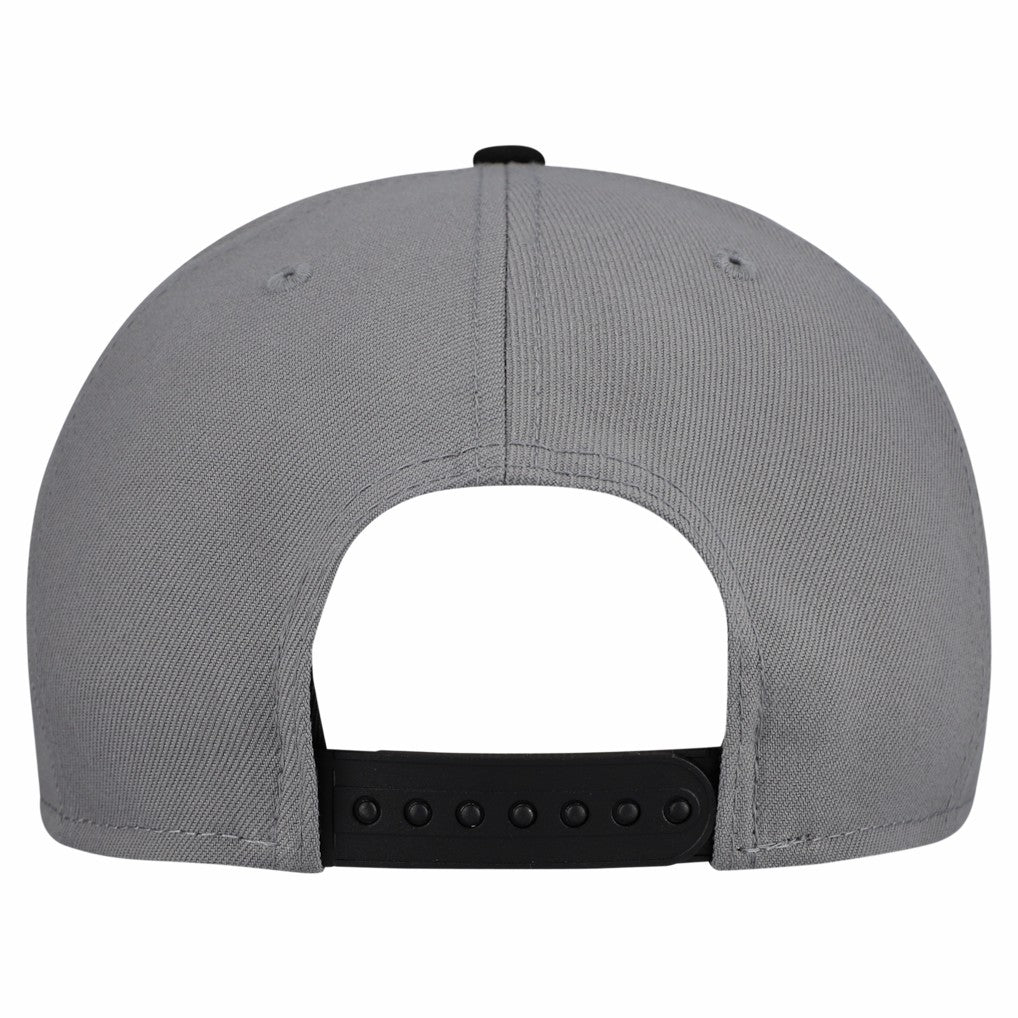 Gray Miami Heat Core Logo Storm Gray Two-Tone 9FIFTY Snapback Hat | NBA