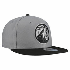 Gray Minnesota Timberwolves Core Logo Storm Gray Two-Tone 9FIFTY Snapback Hat | NBA