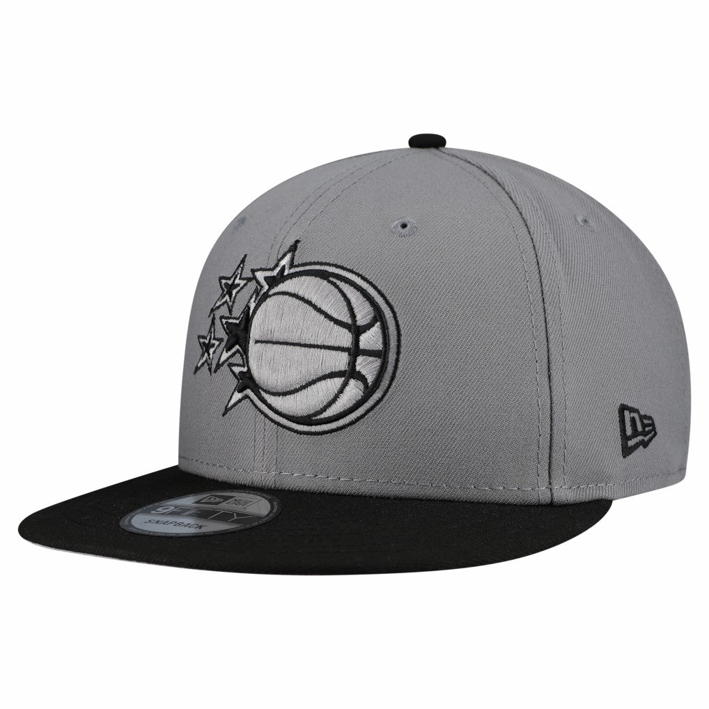 Gray Orlando Magic Core Logo Storm Gray Two-Tone 9FIFTY Snapback Hat | NBA