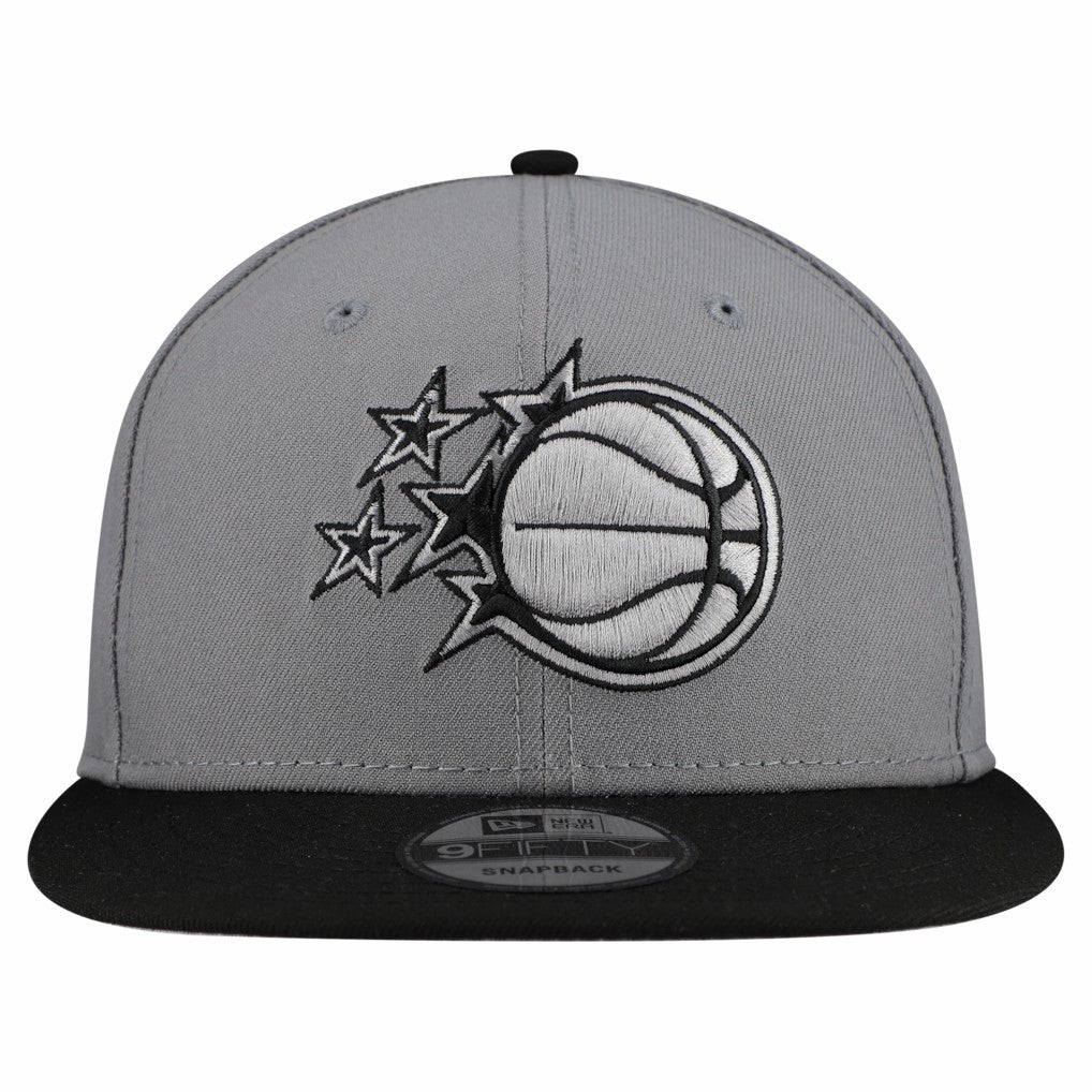 Gray Orlando Magic Core Logo Storm Gray Two-Tone 9FIFTY Snapback Hat | NBA