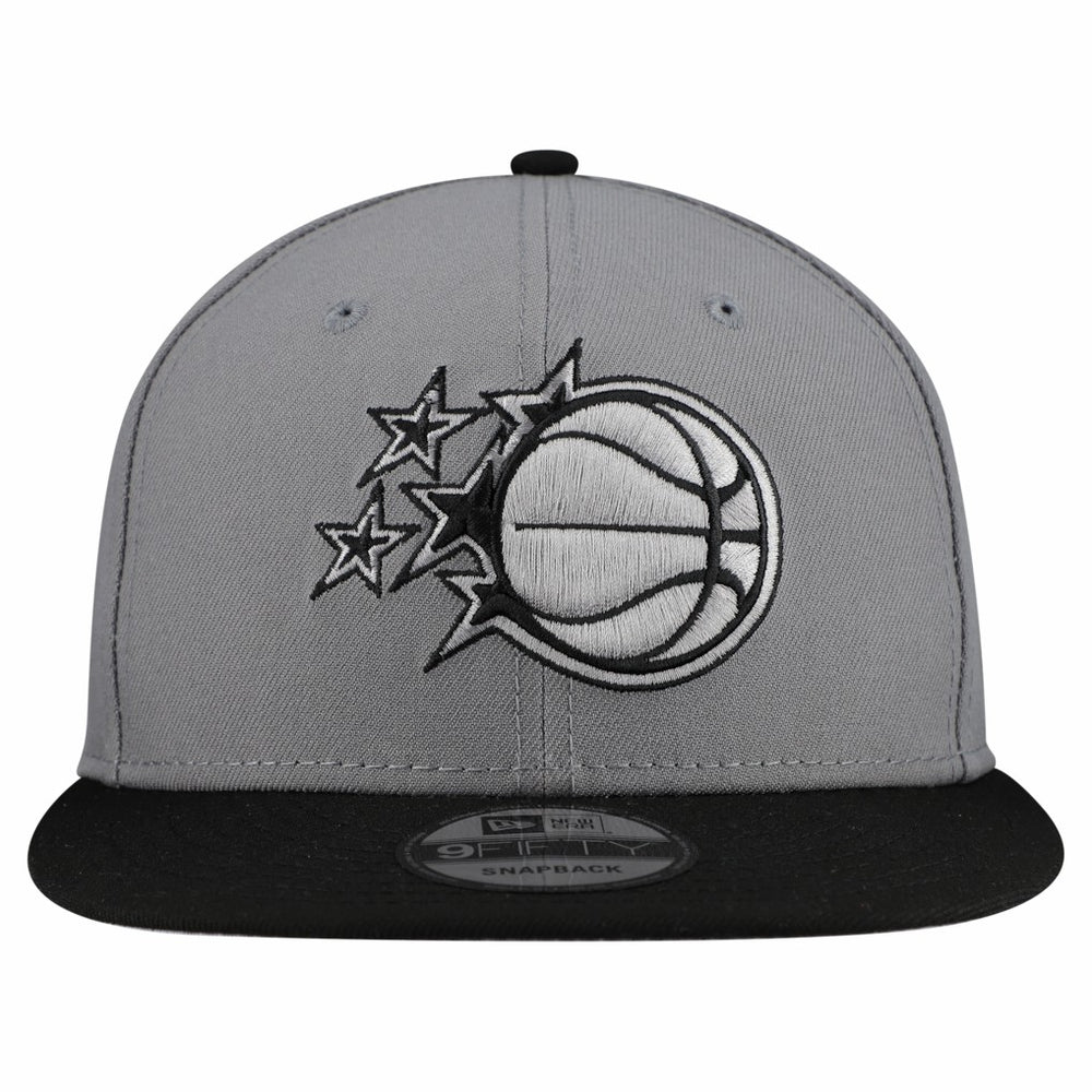 Gray Orlando Magic Core Logo Storm Gray Two-Tone 9FIFTY Snapback Hat | NBA