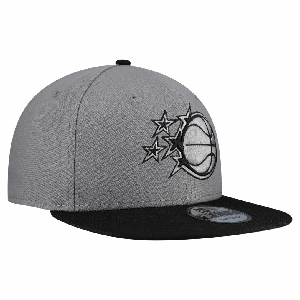 Gray Orlando Magic Core Logo Storm Gray Two-Tone 9FIFTY Snapback Hat | NBA