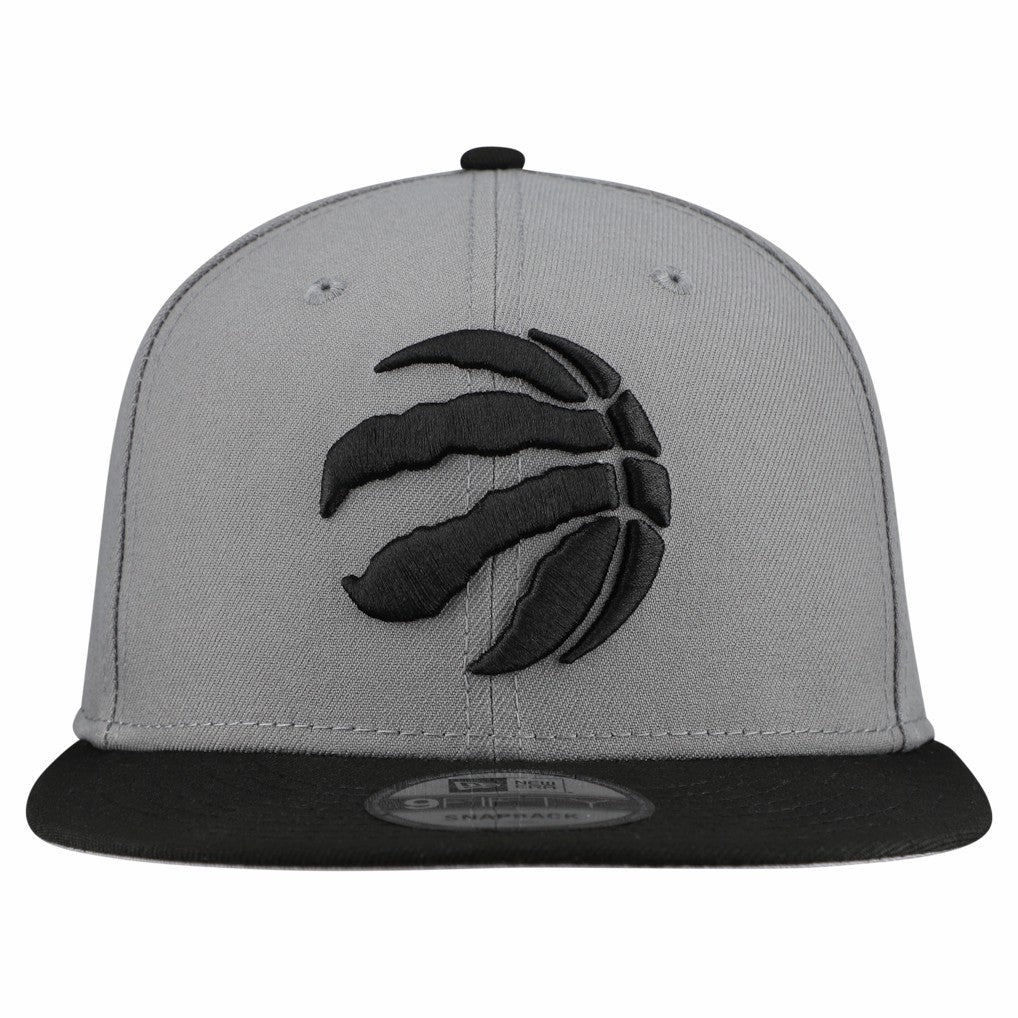 Gray Toronto Raptors Core Logo Storm Gray Two-Tone 9FIFTY Snapback Hat | NBA