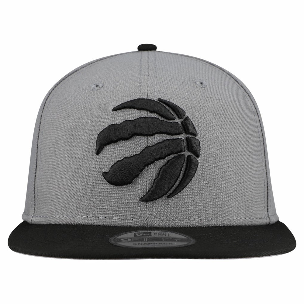 Gray Toronto Raptors Core Logo Storm Gray Two-Tone 9FIFTY Snapback Hat | NBA