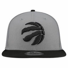 Gray Toronto Raptors Core Logo Storm Gray Two-Tone 9FIFTY Snapback Hat | NBA