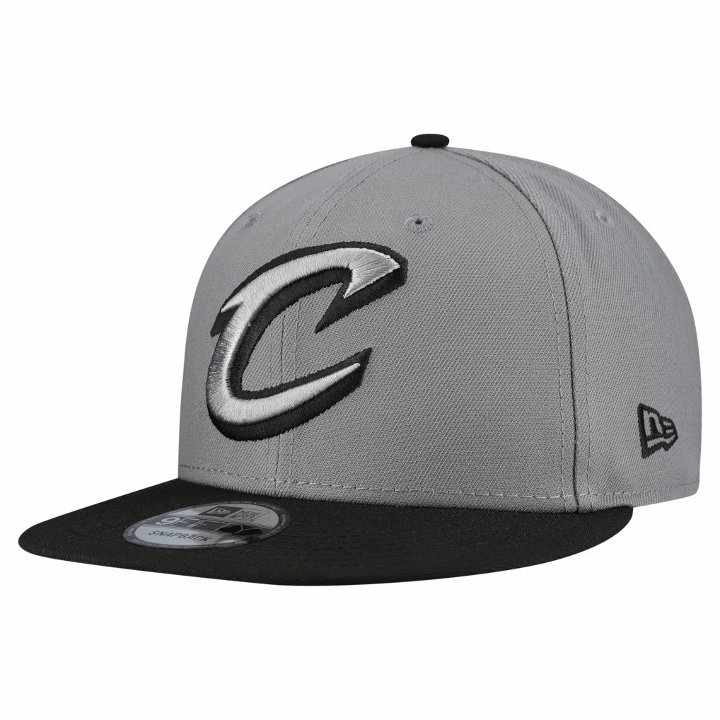 Gray Cleveland Cavaliers Core Logo Storm Gray Two-Tone 9FIFTY Snapback Hat sale | NBA
