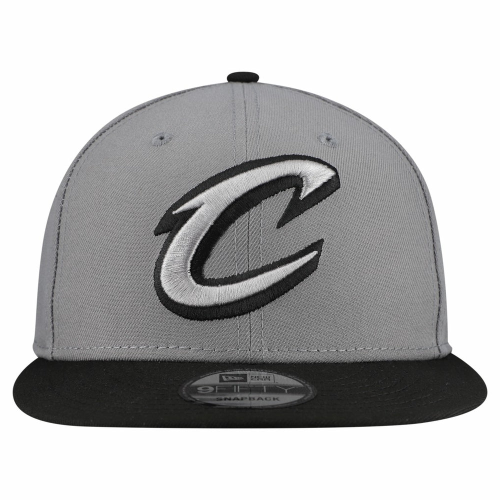 Gray Cleveland Cavaliers Core Logo Storm Gray Two-Tone 9FIFTY Snapback Hat sale | NBA