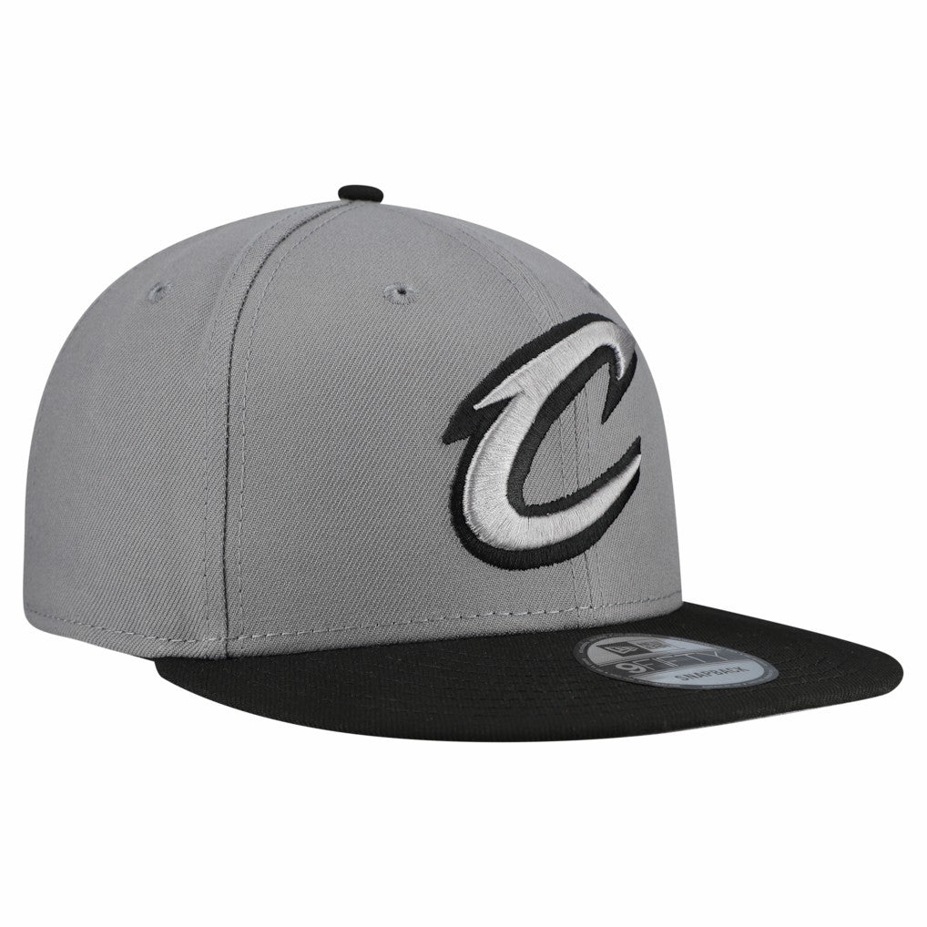 Gray Cleveland Cavaliers Core Logo Storm Gray Two-Tone 9FIFTY Snapback Hat sale | NBA